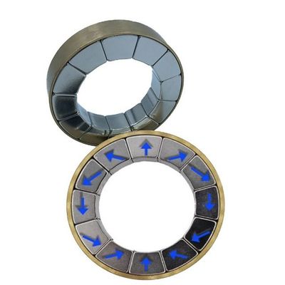 Halbach Array Neodymium Magnet N52 With Steel Material For Generator