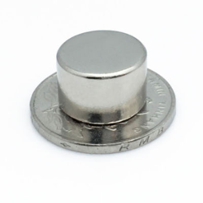 Circular N42 Neodymium Disc Magnets Black Epoxy Coated permanent